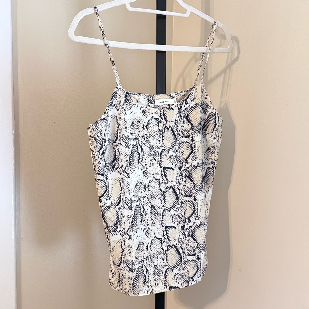 Mod Ref Cream Sleeveless Fitted Camisole